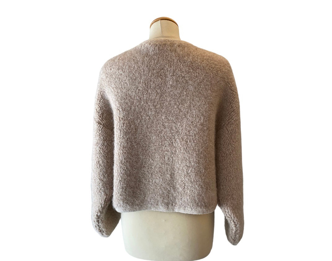 CÉLINE Cardigan Jacket in Alpaca Wool Size M