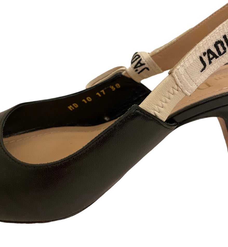 CHRISTIAN DIOR J’adior Slingback Pump Size 38