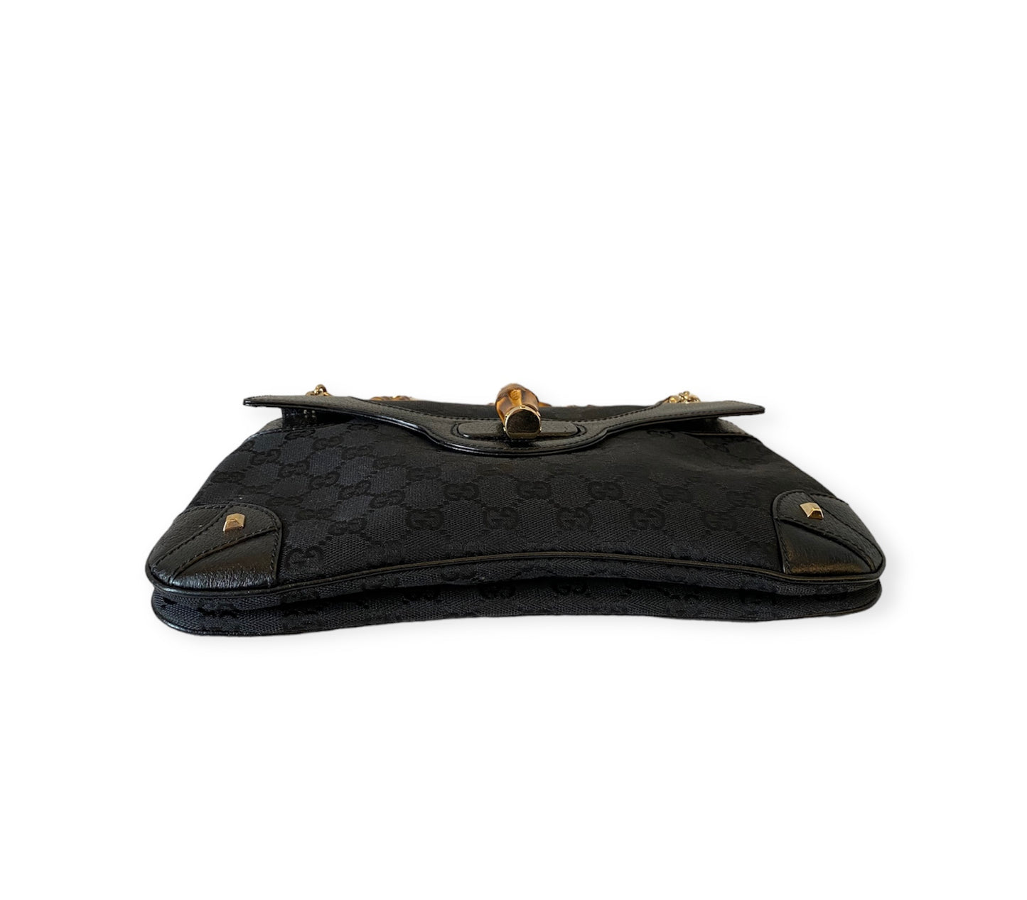 GUCCI Black Bamboo Chain Bag