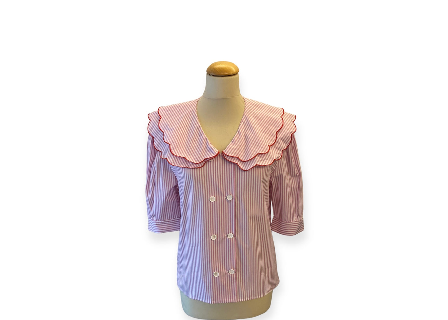 LA VESTE Cotton Pink Shirt Size M