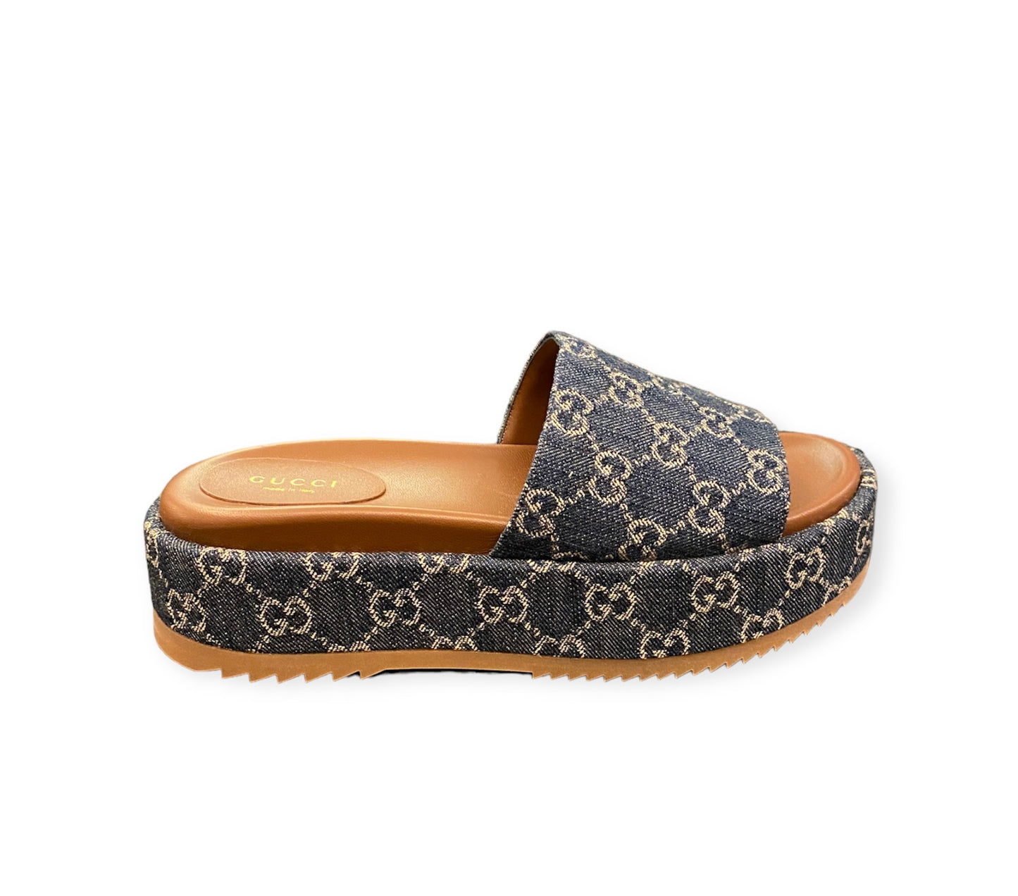 GUCCI Platform Slide Sandal Size 39
