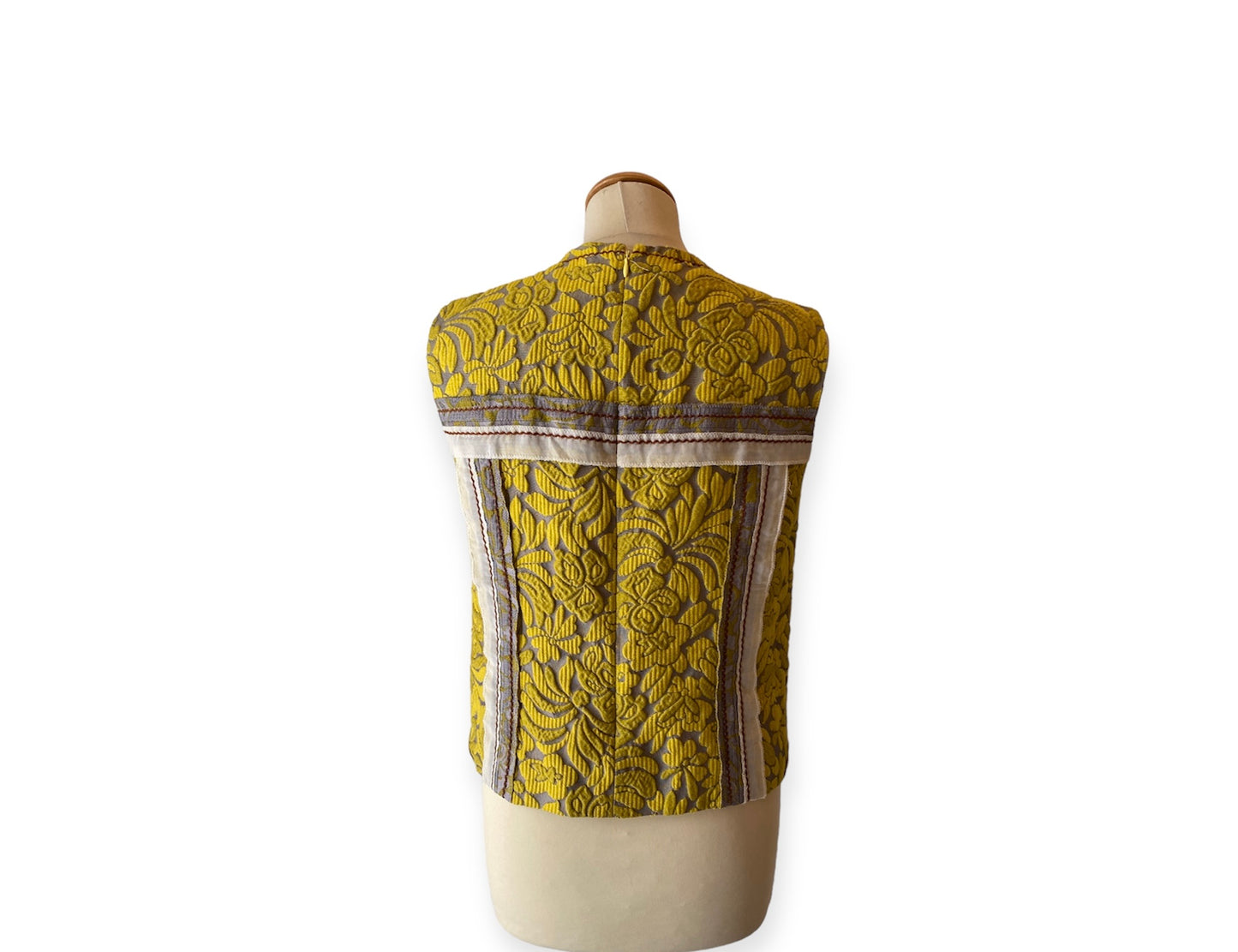 PRADA Floral Embroidered Top Size It 42 Eu 36/S