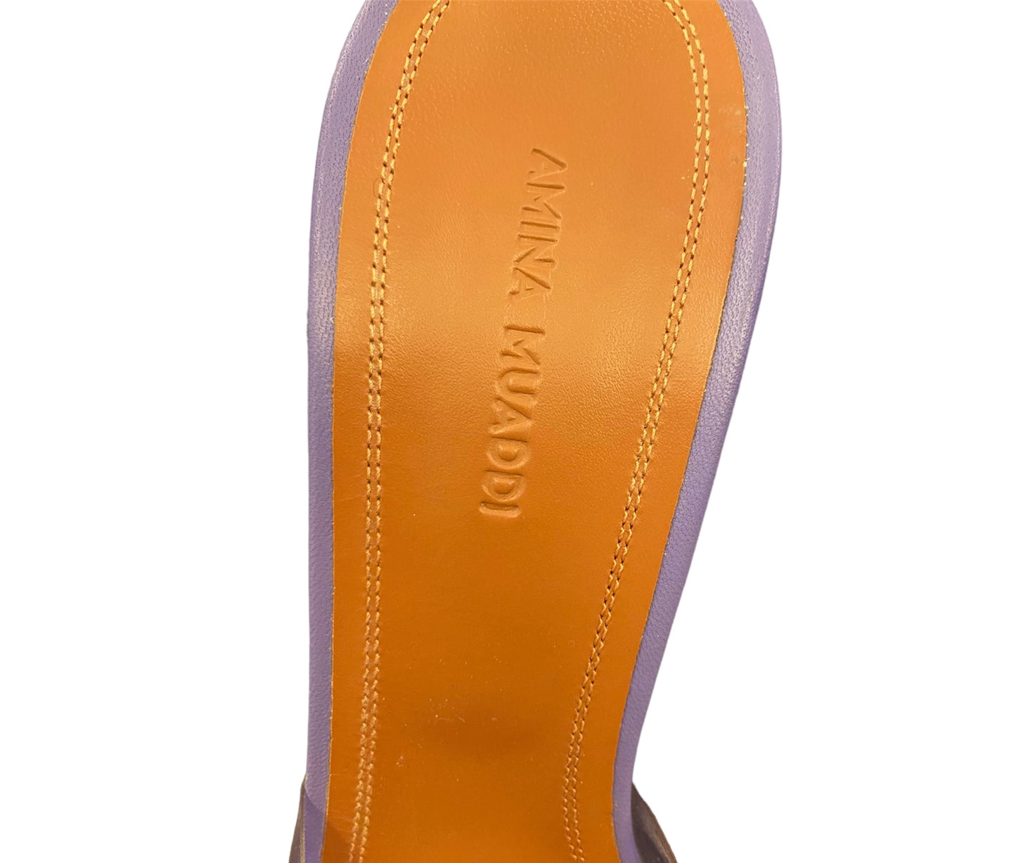 AMINA MUADDI Rosie Glass Slingback Size 40