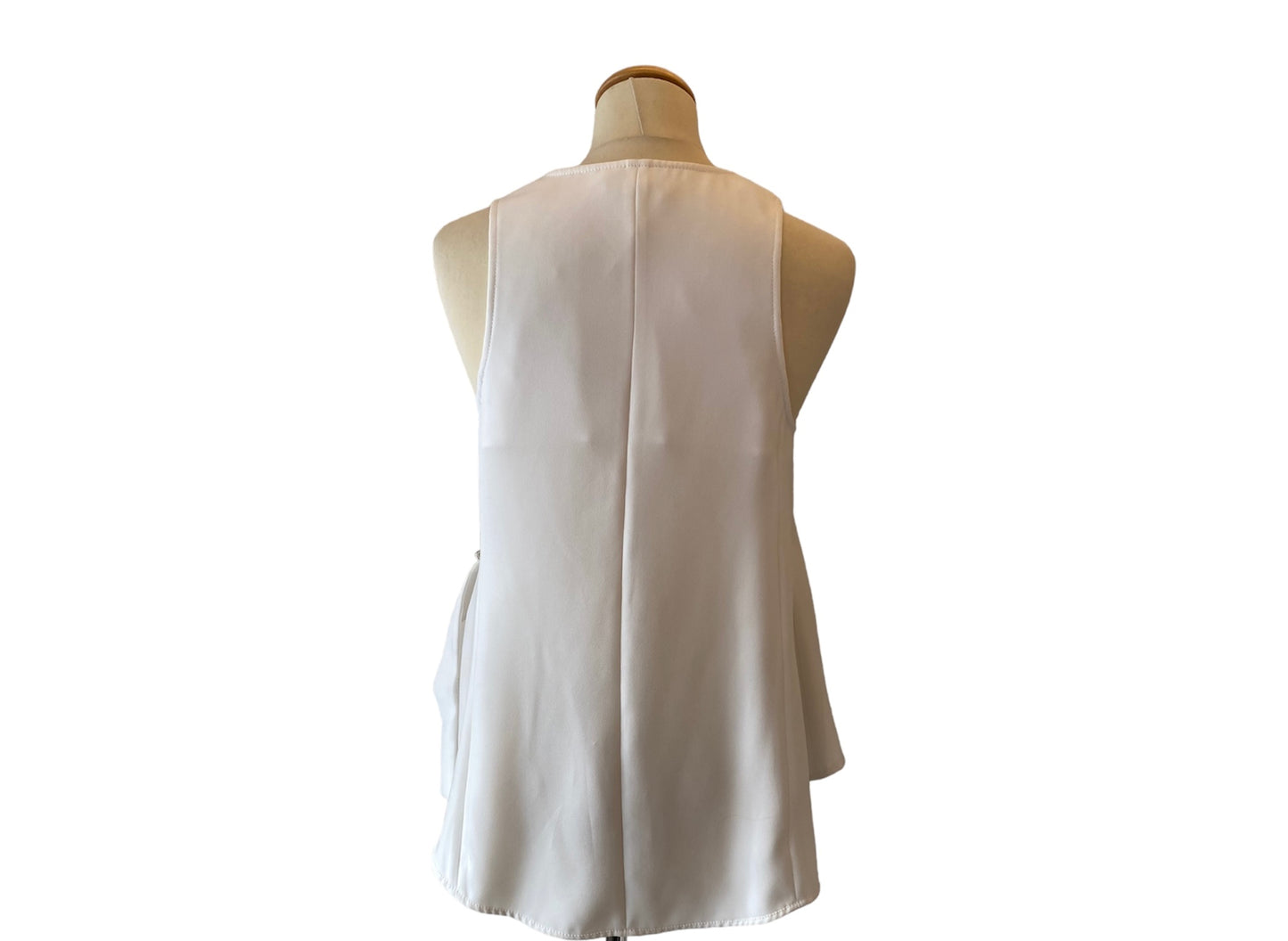 BALENCIAGA Wrap White Top Size It 40 Eu 36