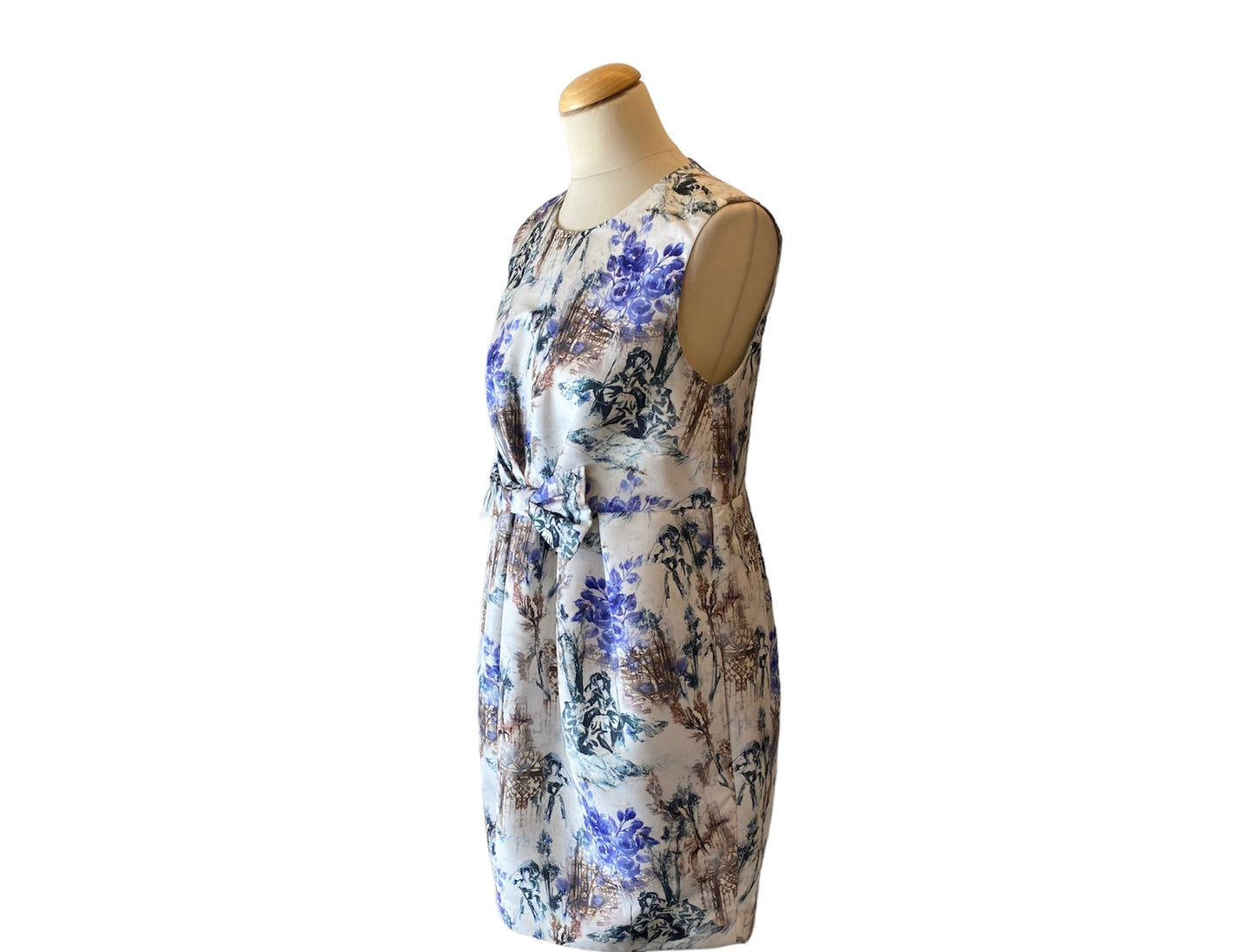 RED VALENTINO White Floral Dress Size It 46 Eu 40/42
