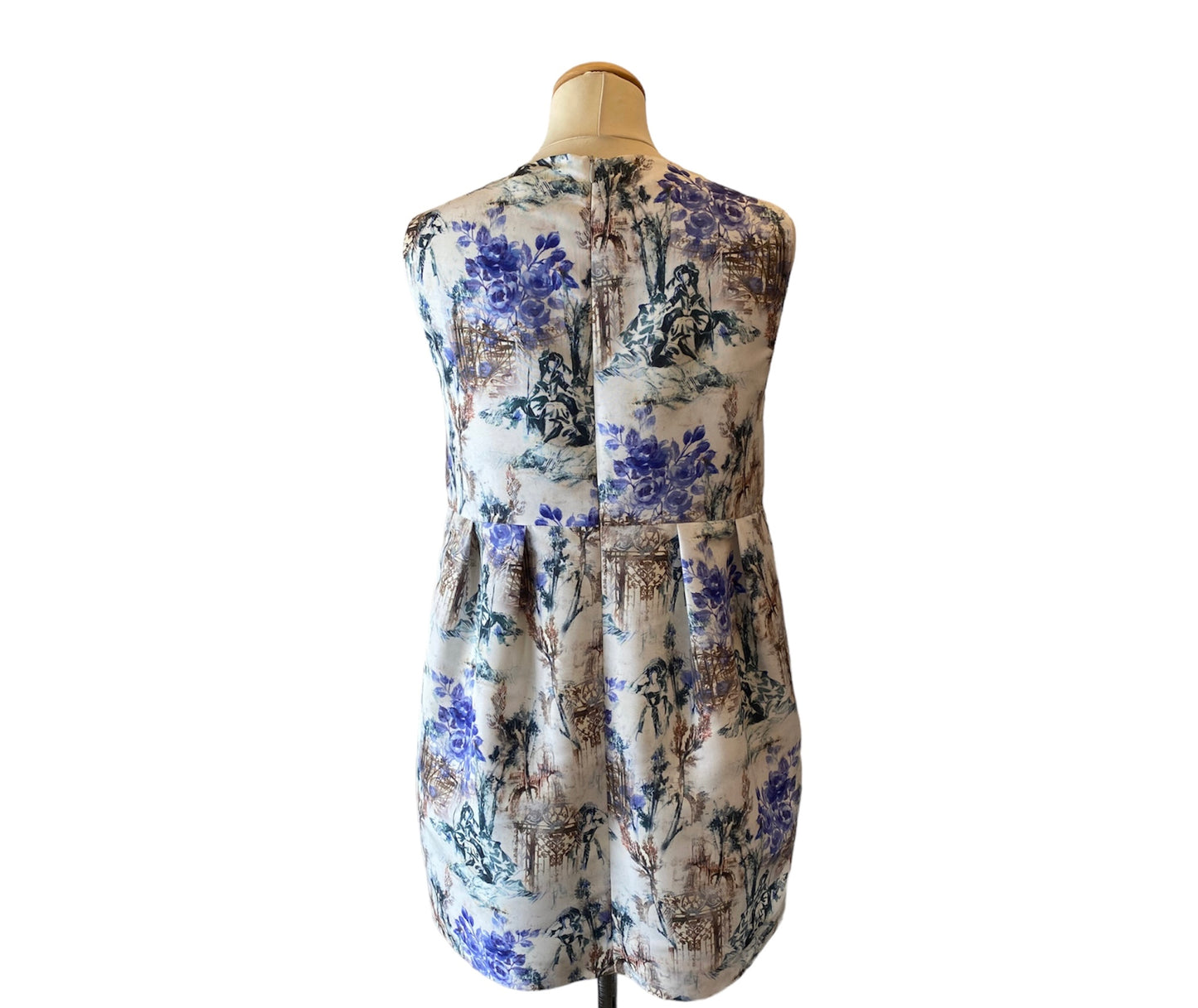 RED VALENTINO White Floral Dress Size It 46 Eu 40/42