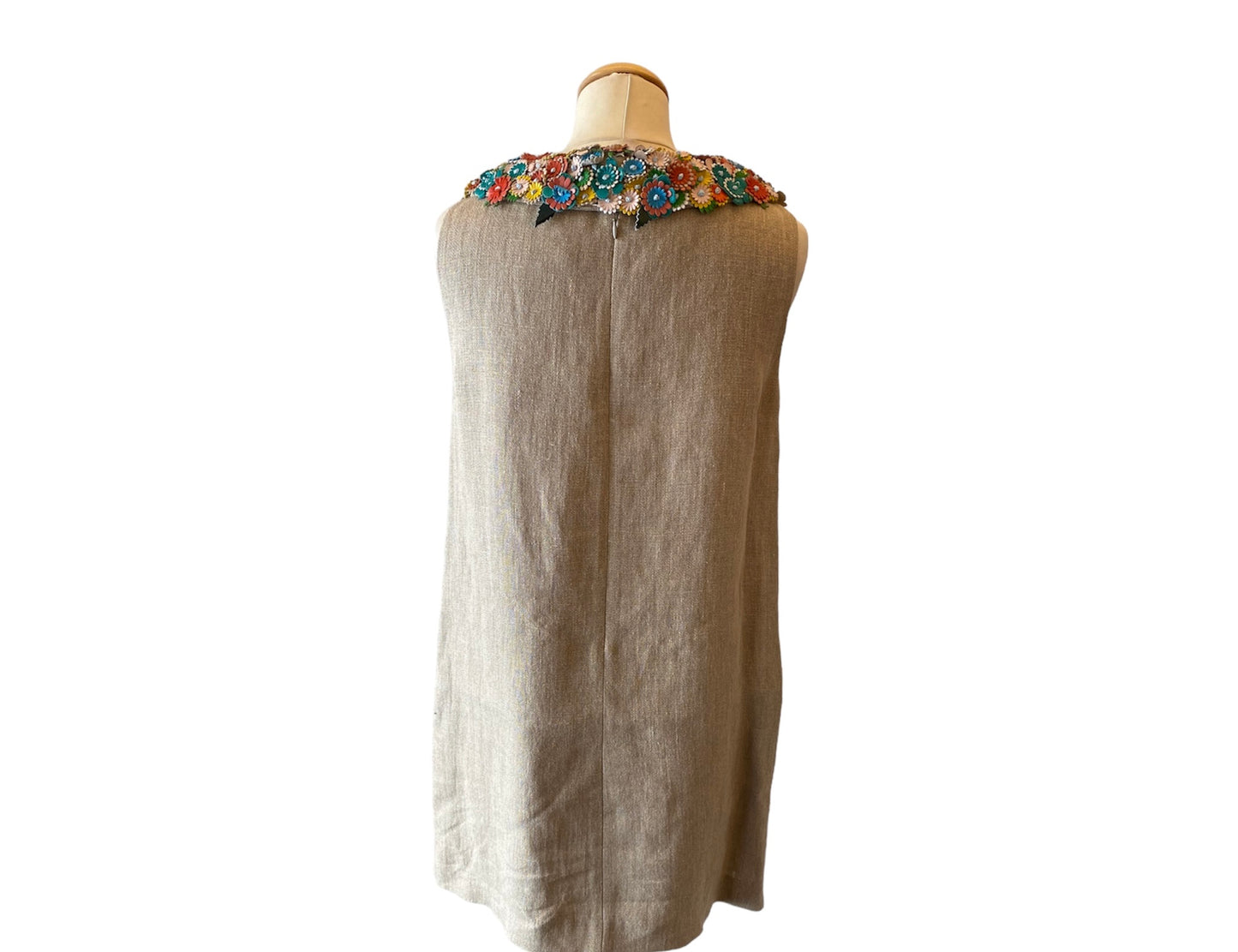RED VALENTINO Floral-Embroidered Dress Size It 44 Eu 38/40