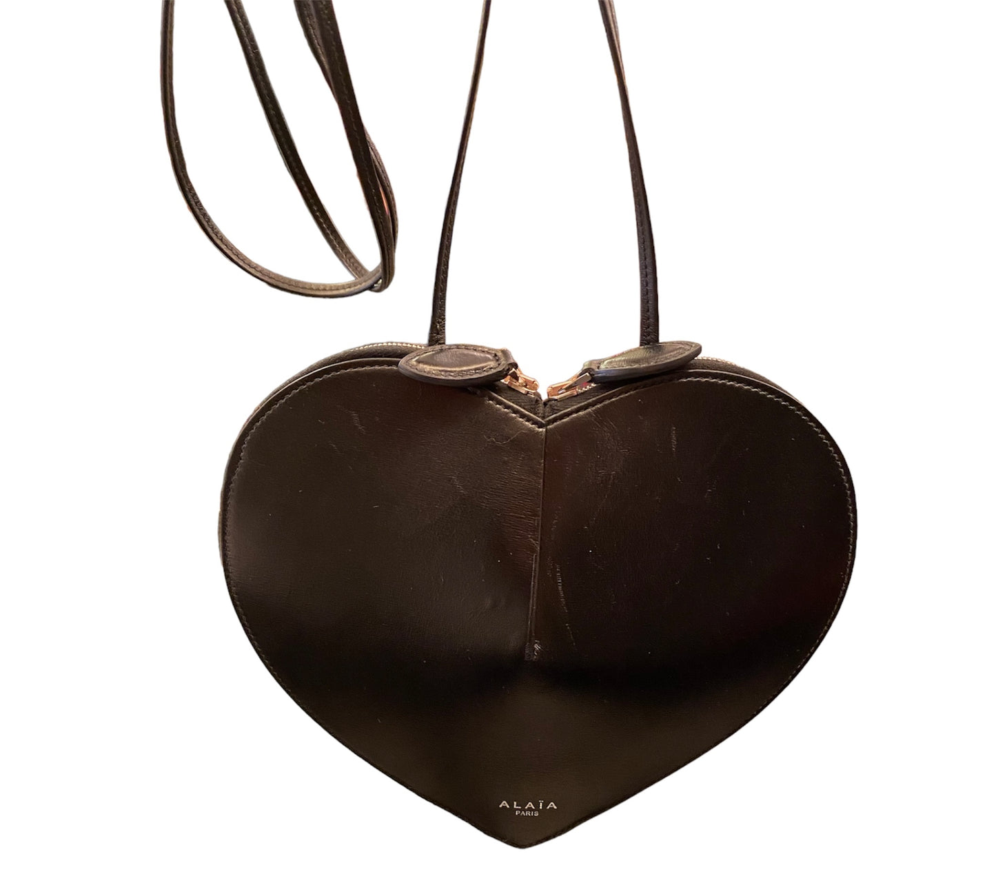 ALAÏA Le Coeur leather shoulder bag