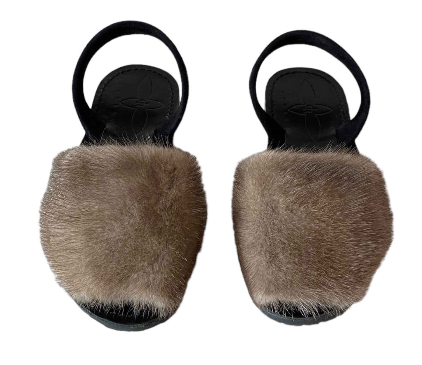 DEL RIO LONDON Classic Mink Flats Grey Size 38
