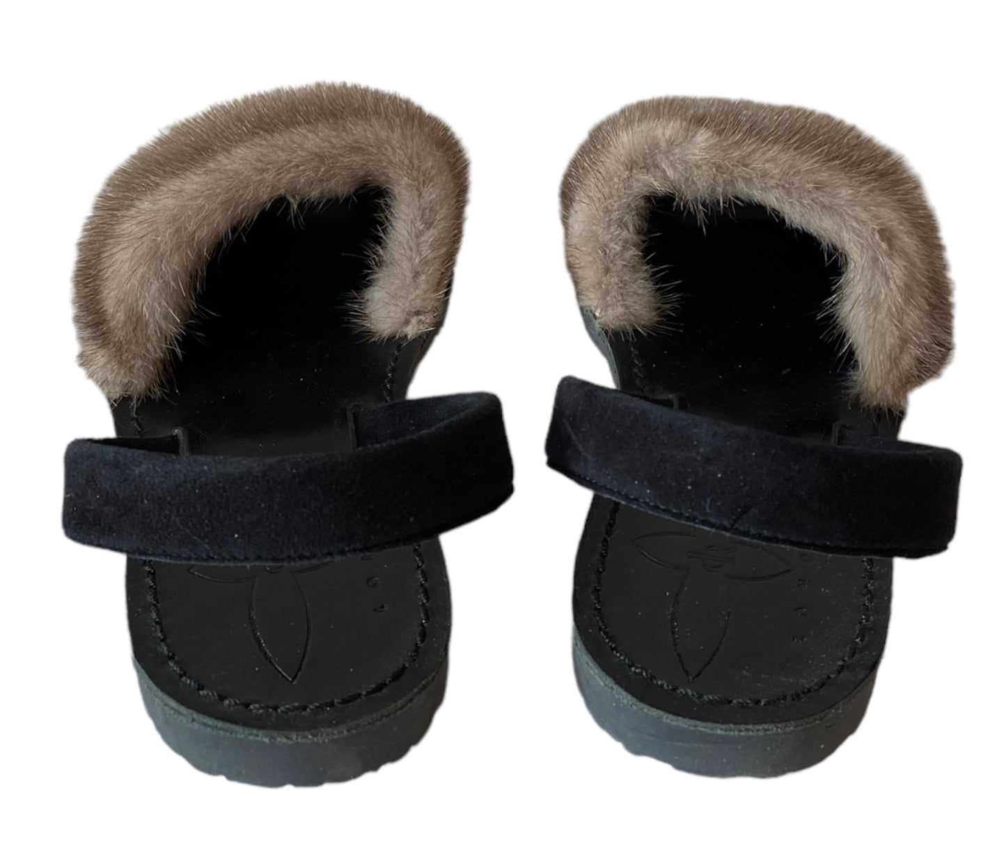 DEL RIO LONDON Classic Mink Flats Grey Size 38