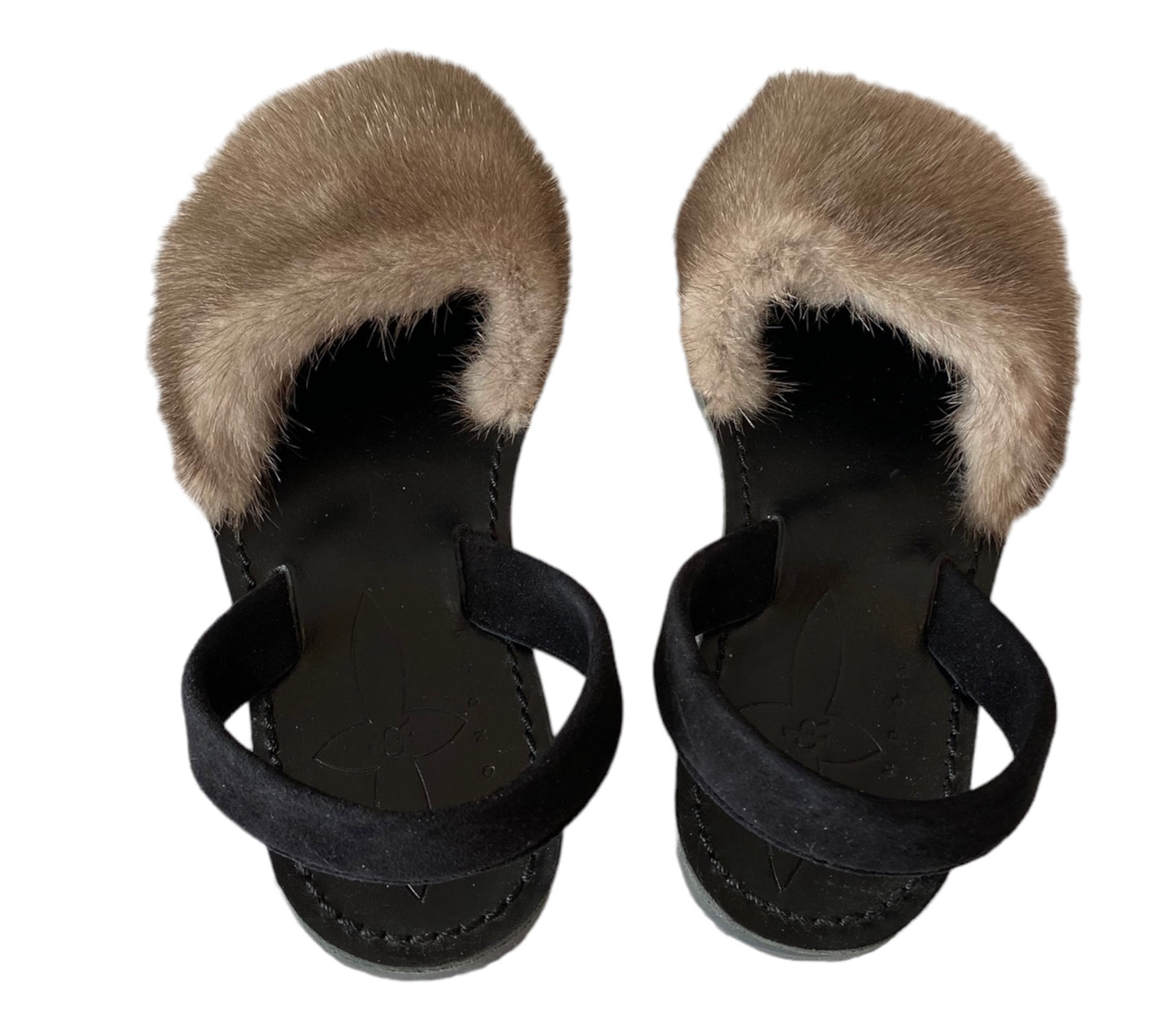 DEL RIO LONDON Classic Mink Flats Grey Size 38