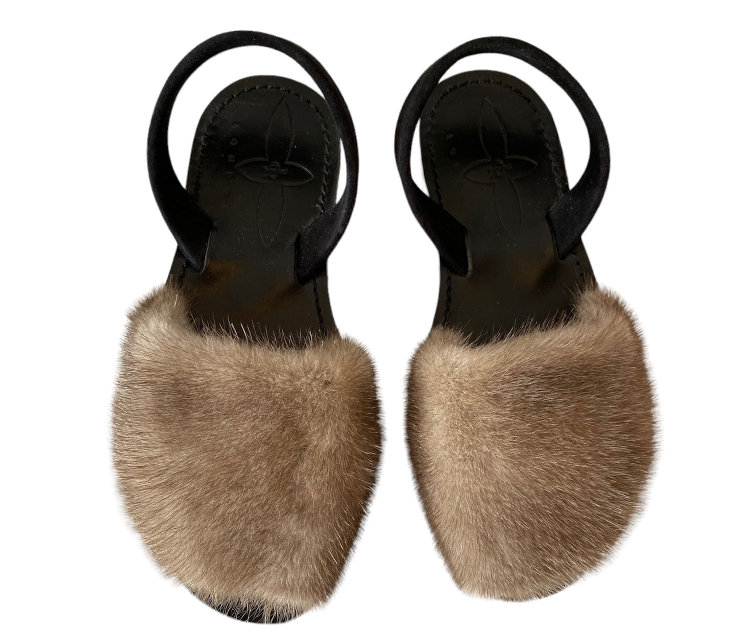 DEL RIO LONDON Classic Mink Flats Grey Size 38