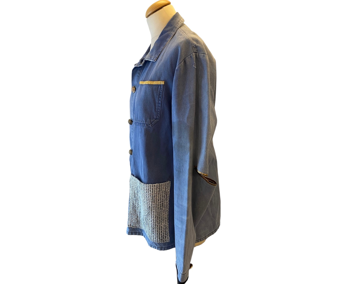 J DAUPHIN Blue Jacket Size S