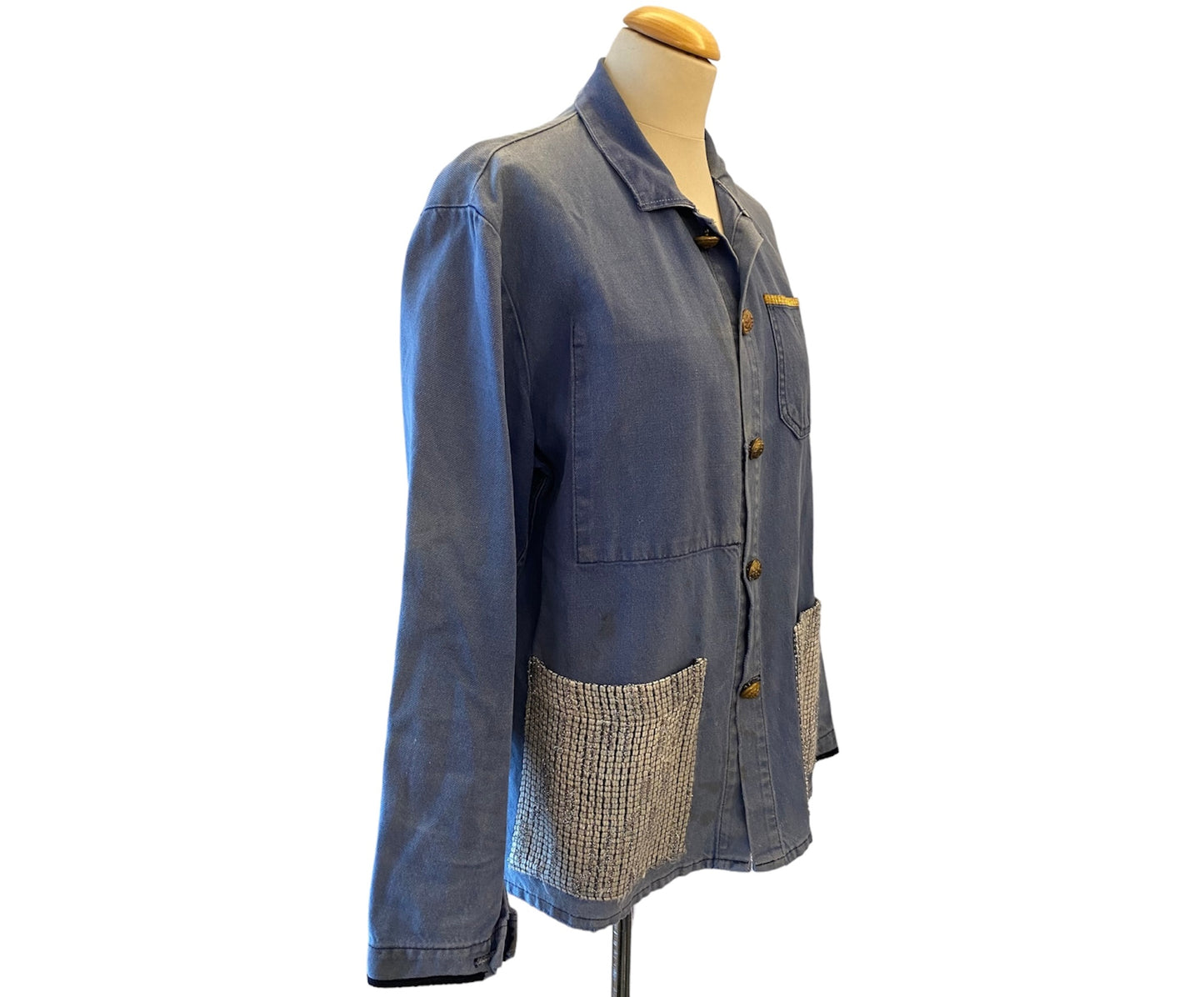 J DAUPHIN Blue Jacket Size S