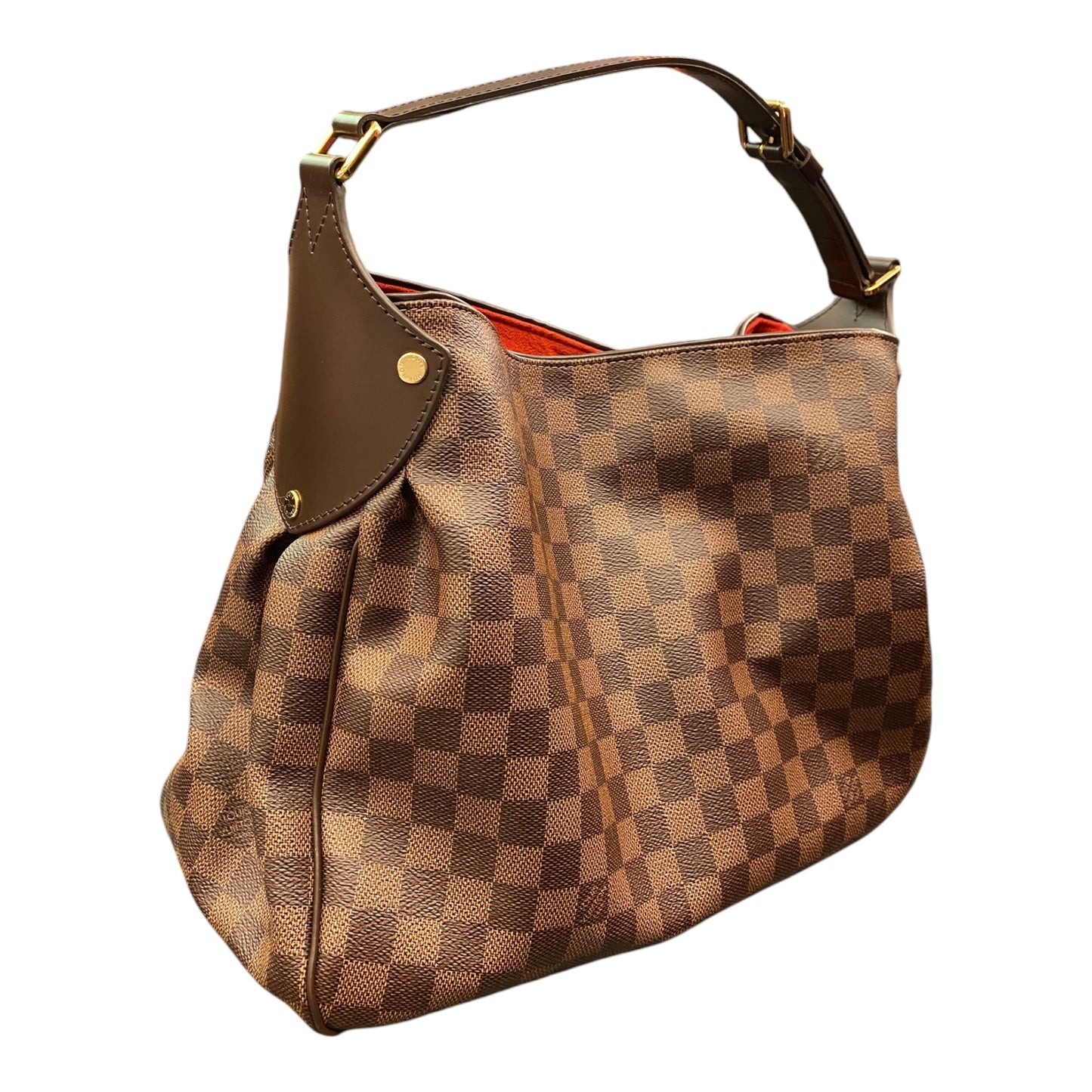 LOUIS VUITTON Reggia Hobo Damier Ebene