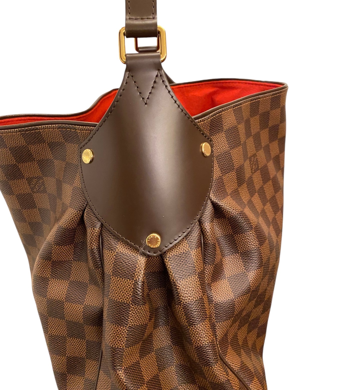 LOUIS VUITTON Reggia Hobo Damier Ebene