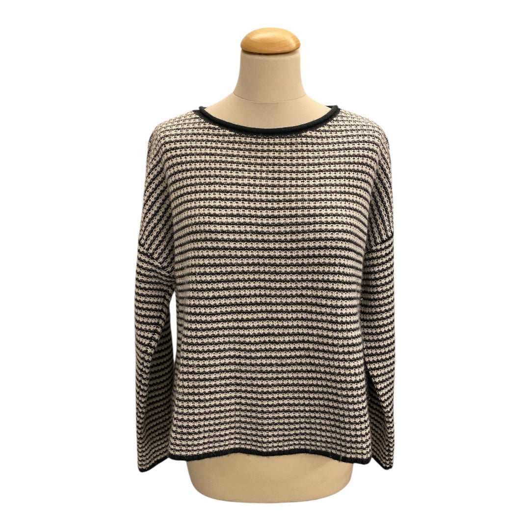 LISA YANG Cashmere Sweater Black/White Size 0/XS