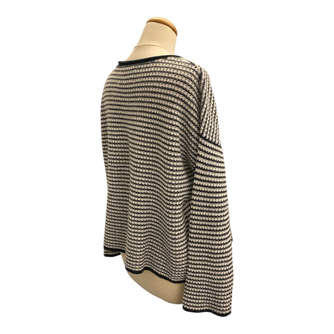 LISA YANG Cashmere Sweater Black/White Size 0/XS