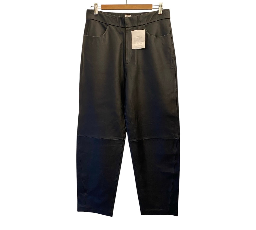 TOTÊME Novara Leather Trousers Size L