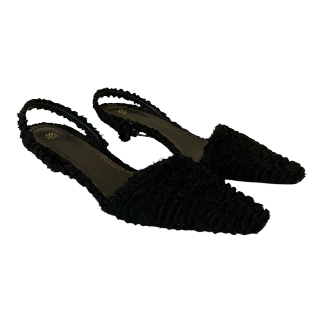 TOTÊME Faux-Shearling Slingback Mules Size 39