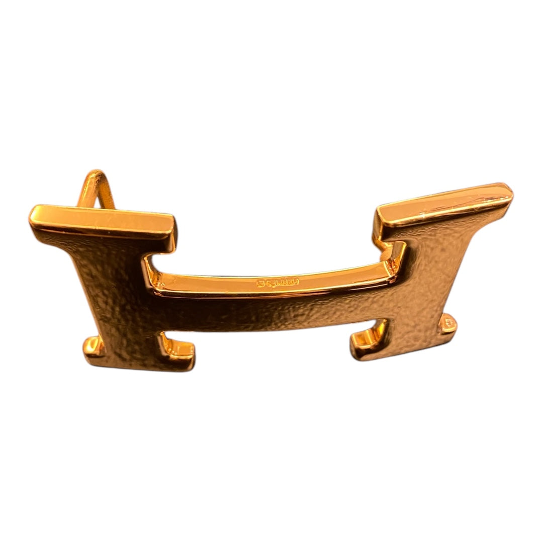 HERMÈS H belt buckle & Reversible leather strap Size 95 cm