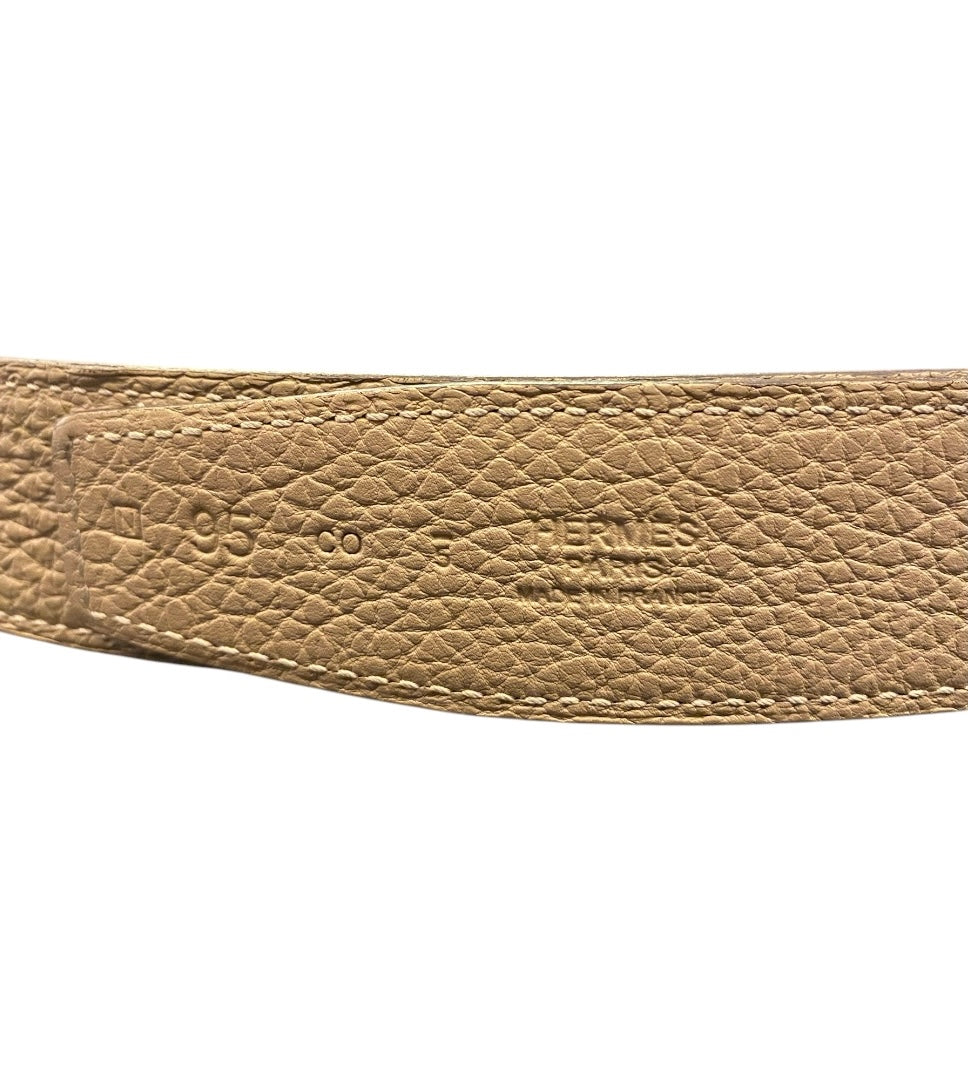 HERMÈS Reversible Leather Strap Size 95cm