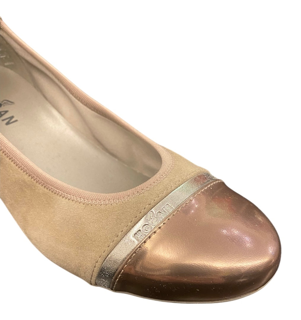 HOGAN Beige Ballet Flats Size 39