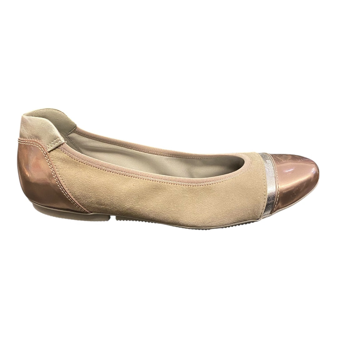 HOGAN Beige Ballet Flats Size 39