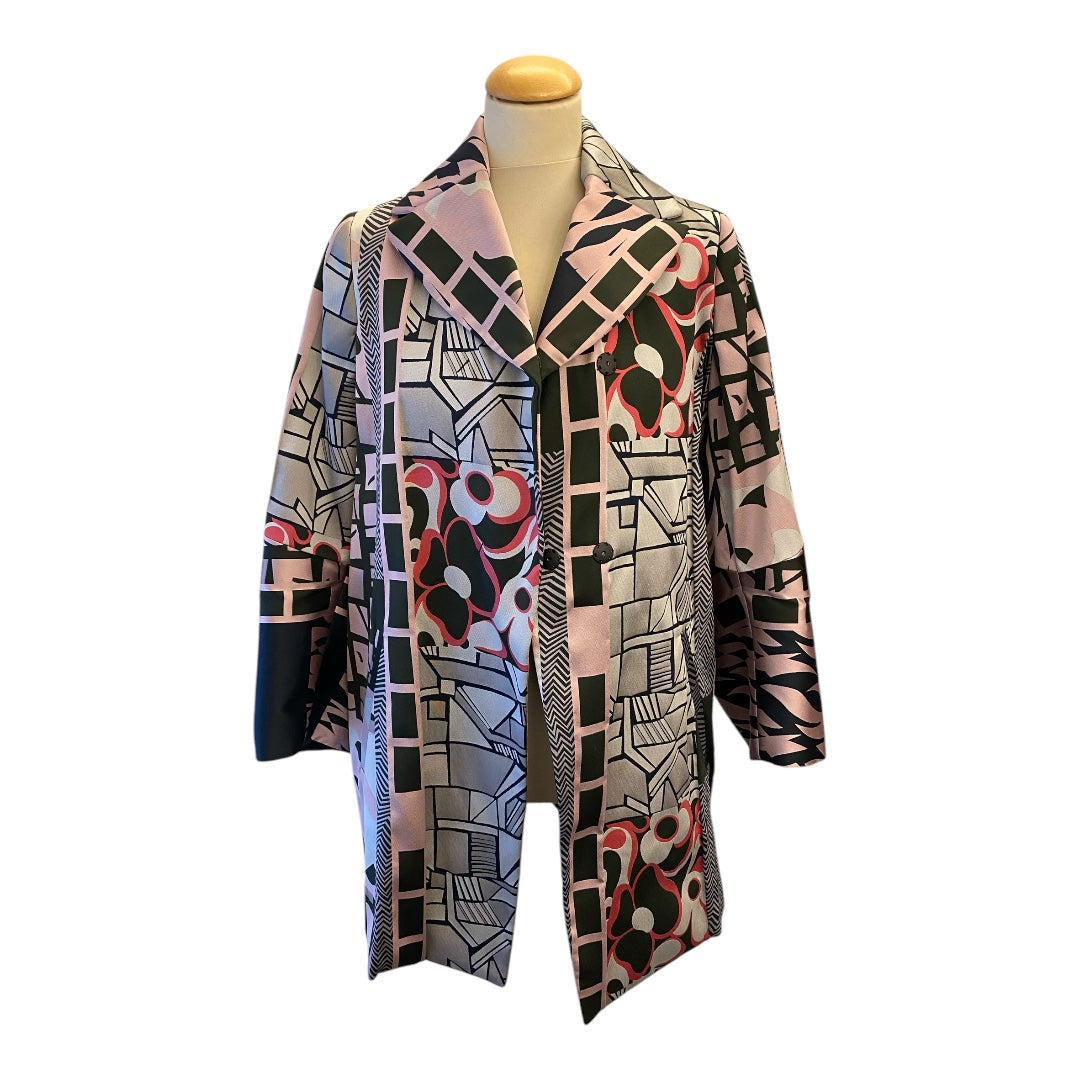 EMPORIO ARMANI Printed Coat Size EU 40