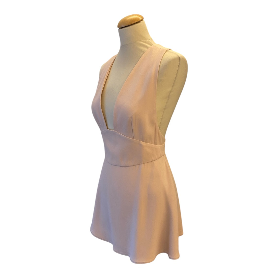 STELLA McCARTNEY Cross Back Pink Top Size IT 40