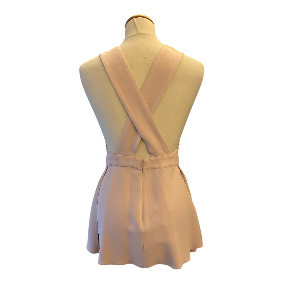 STELLA McCARTNEY Cross Back Pink Top Size IT 40