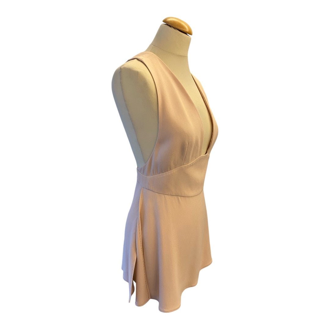 STELLA McCARTNEY Cross Back Pink Top Size IT 40