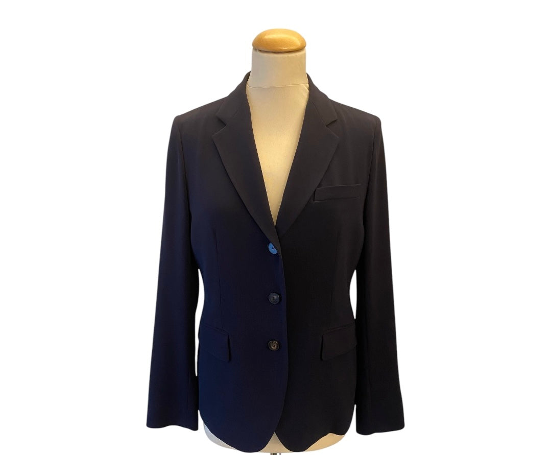 ALBERTO BIANI Couture Dark Navy Blazer IT Size 44