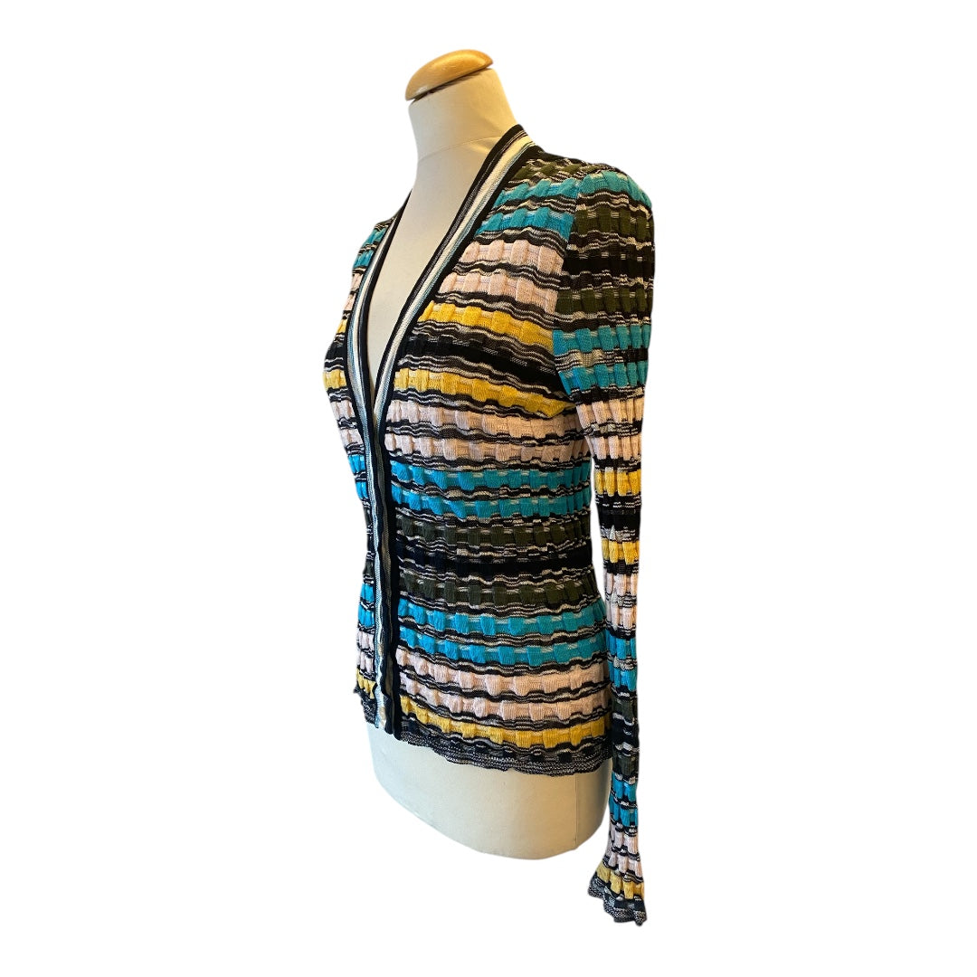 MISSONI Crochet-Knit Cardigan Size 36