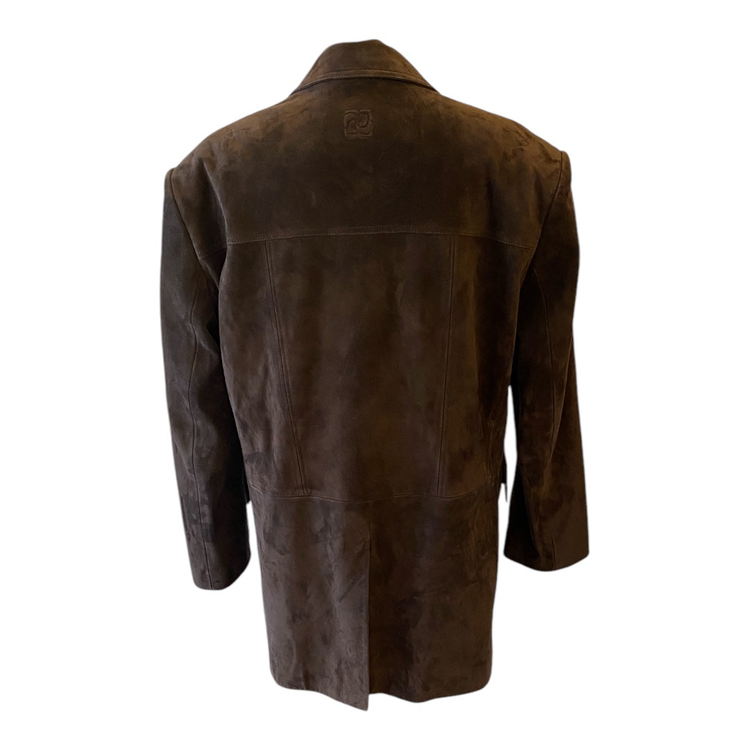 MAGDA BUTRYM Brown Suede Jacket Size 36