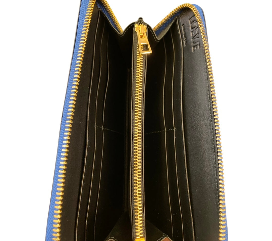 LOEWE Zip Around Leather Wallet