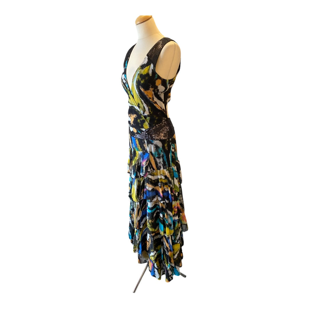 MATTHEW WILLIAMSON for H&M Long Ruffle Dress Size 36