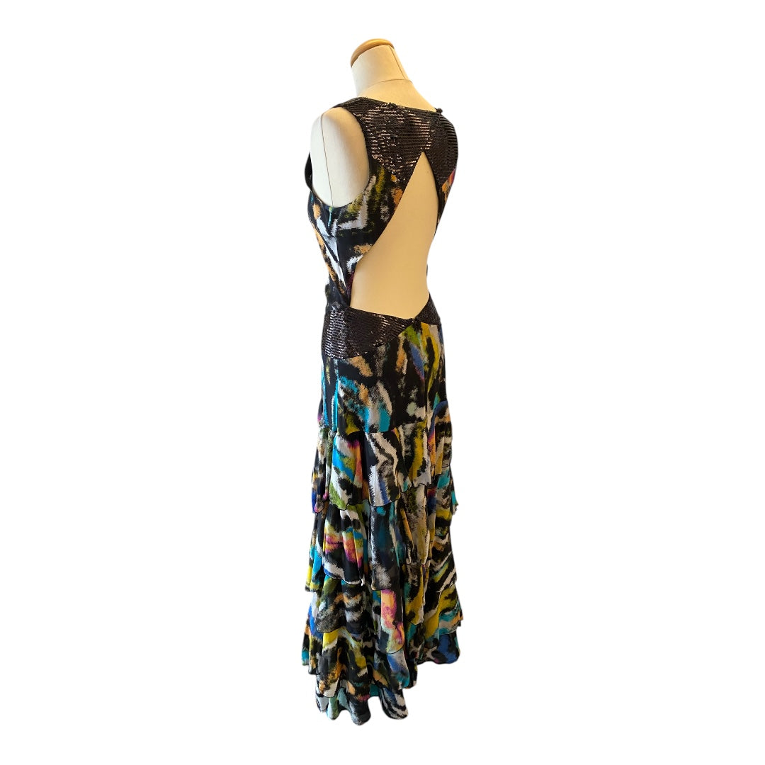 MATTHEW WILLIAMSON for H&M Long Ruffle Dress Size 36