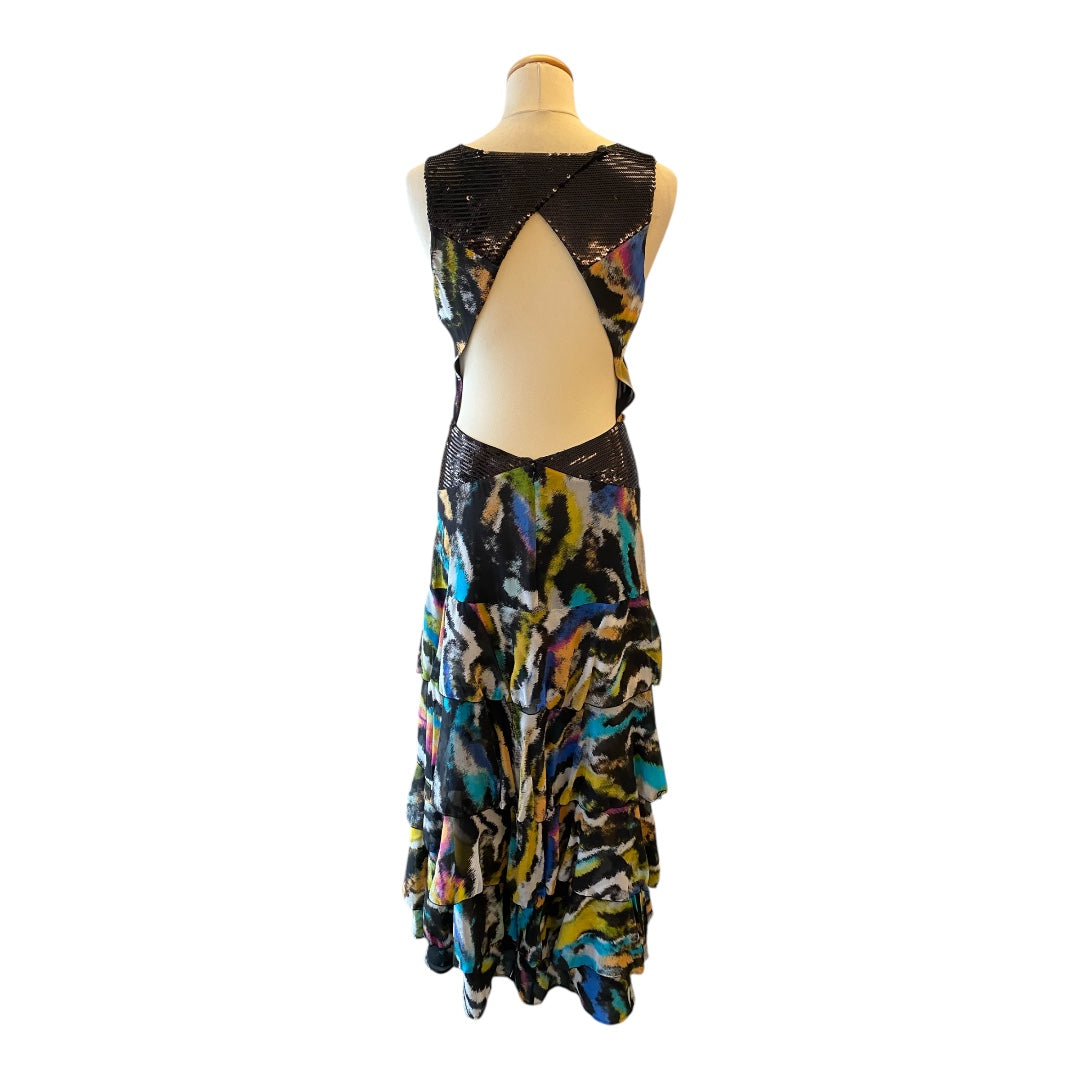 MATTHEW WILLIAMSON for H&M Long Ruffle Dress Size 36