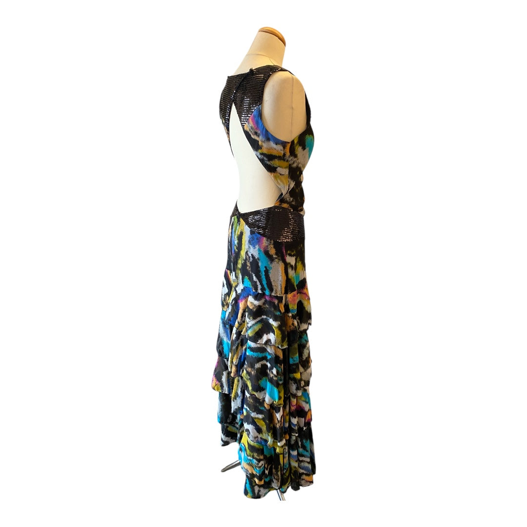 MATTHEW WILLIAMSON for H&M Long Ruffle Dress Size 36