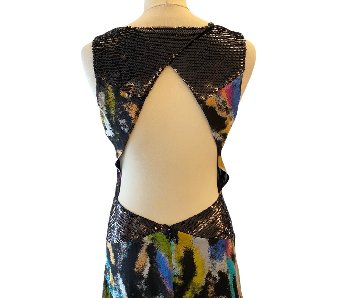 MATTHEW WILLIAMSON for H&M Long Ruffle Dress Size 36