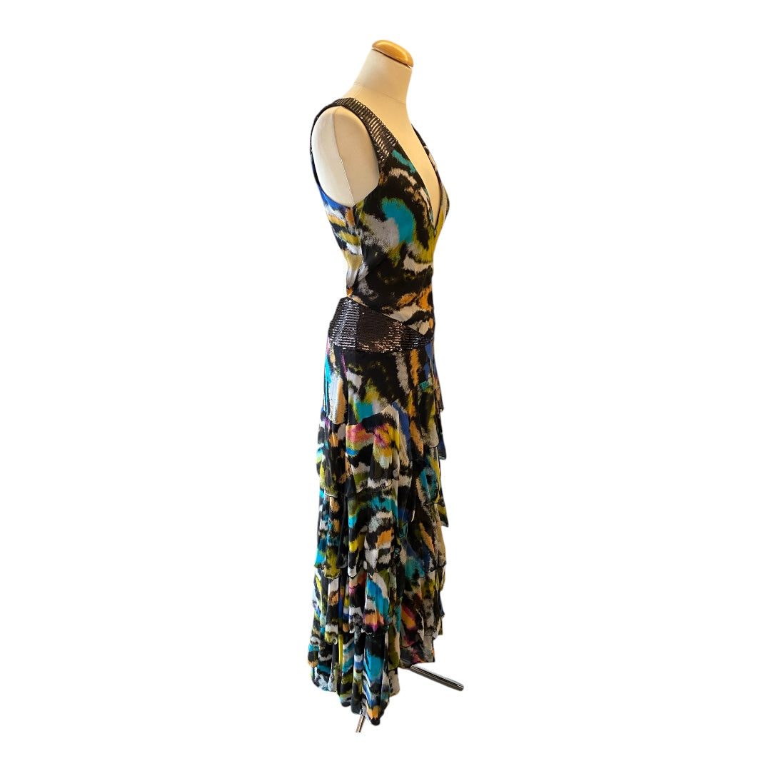MATTHEW WILLIAMSON for H&M Long Ruffle Dress Size 36