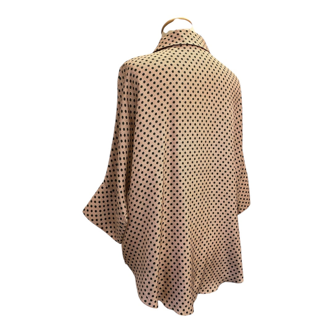 MARNI Silk Polka Dot Print Blouse Size IT 42