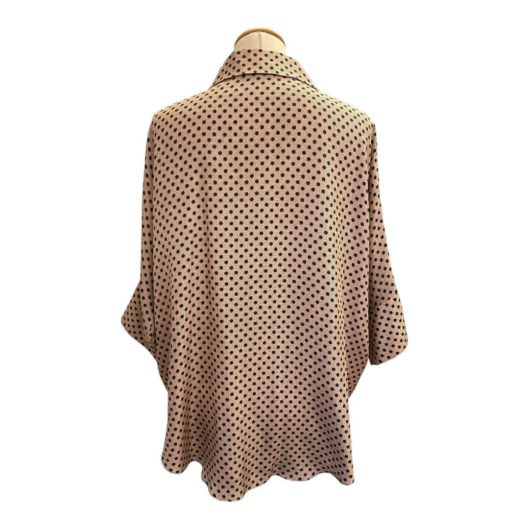 MARNI Silk Polka Dot Print Blouse Size IT 42