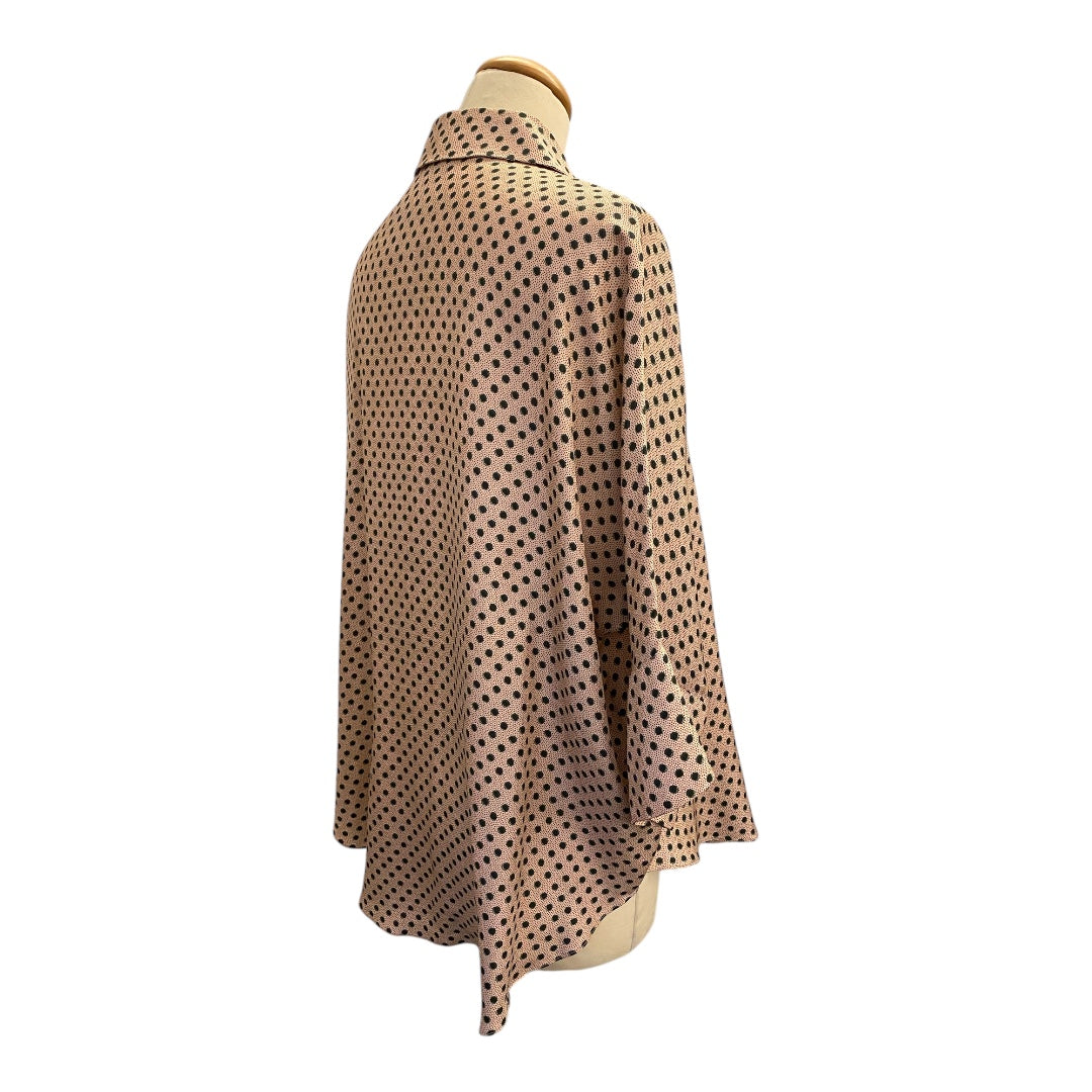 MARNI Silk Polka Dot Print Blouse Size IT 42