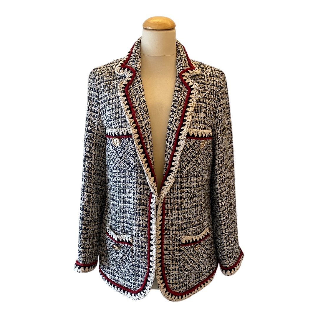 EDWARD ACHOUR Tweed Jacket Size Fr 42
