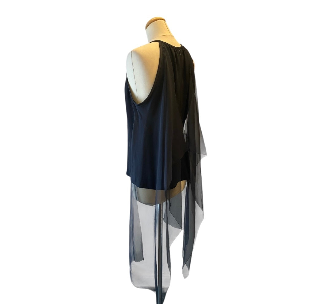 PRADA Black Sleeveless Top Size EU 40