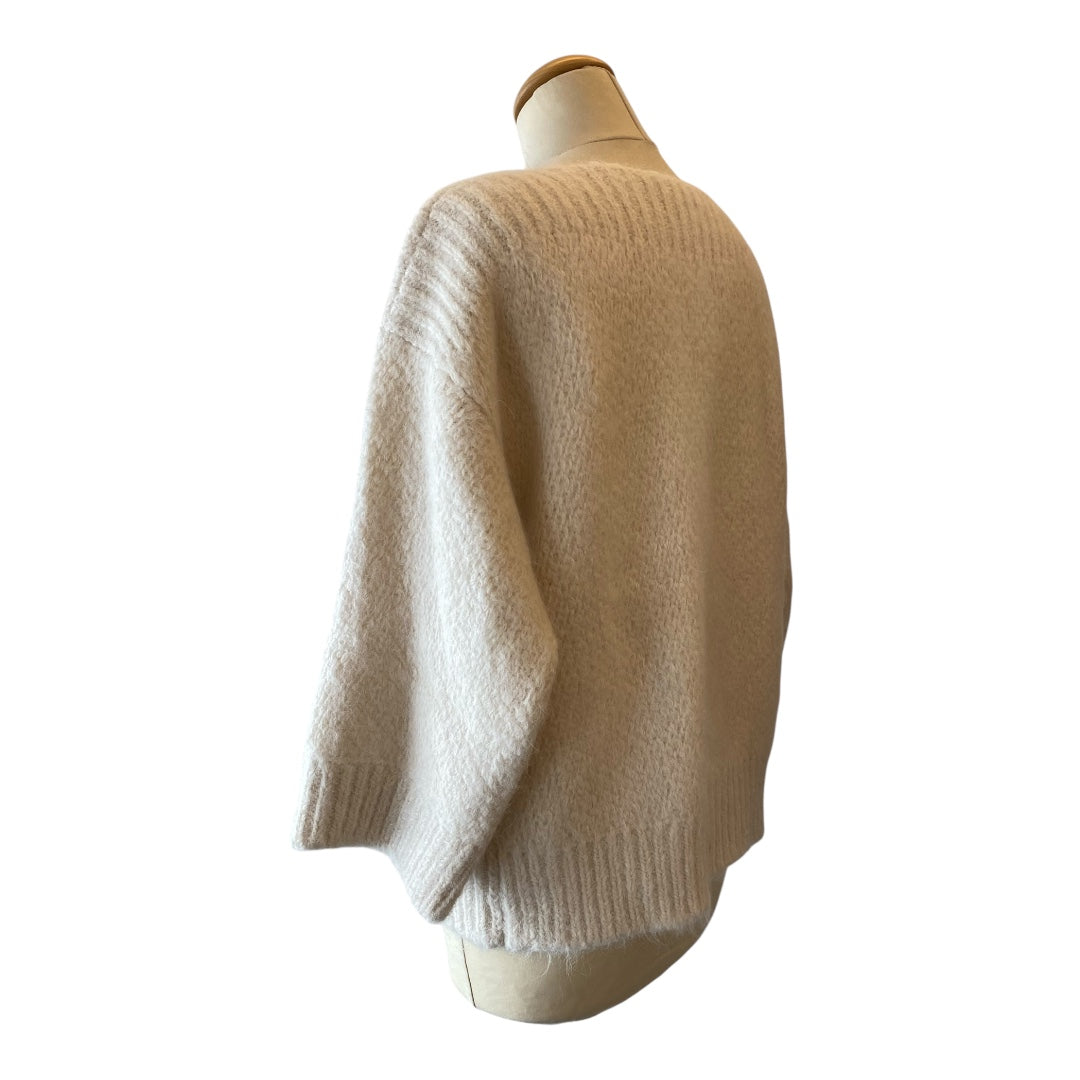 CELINE Boat Neck Triomphe Sweater Size S