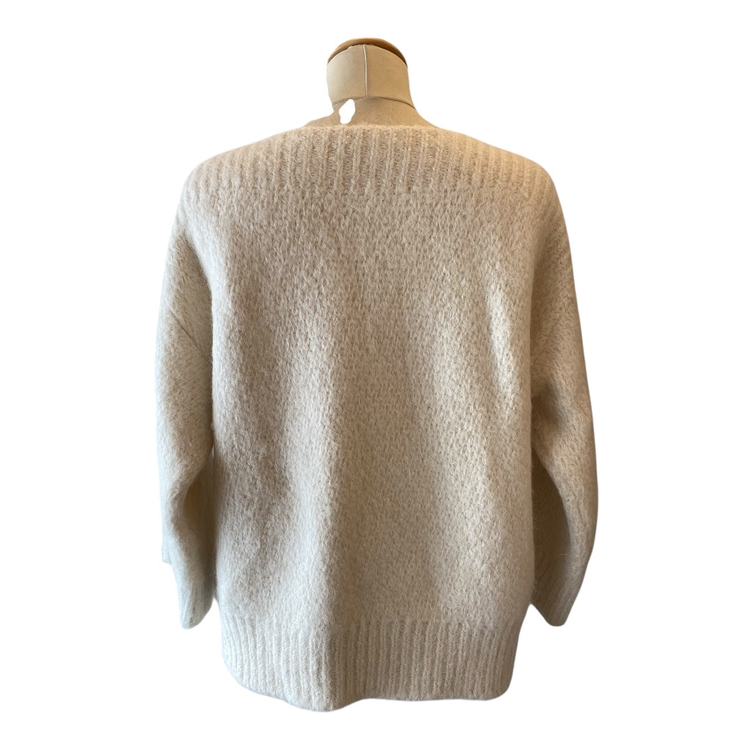 CELINE Boat Neck Triomphe Sweater Size S