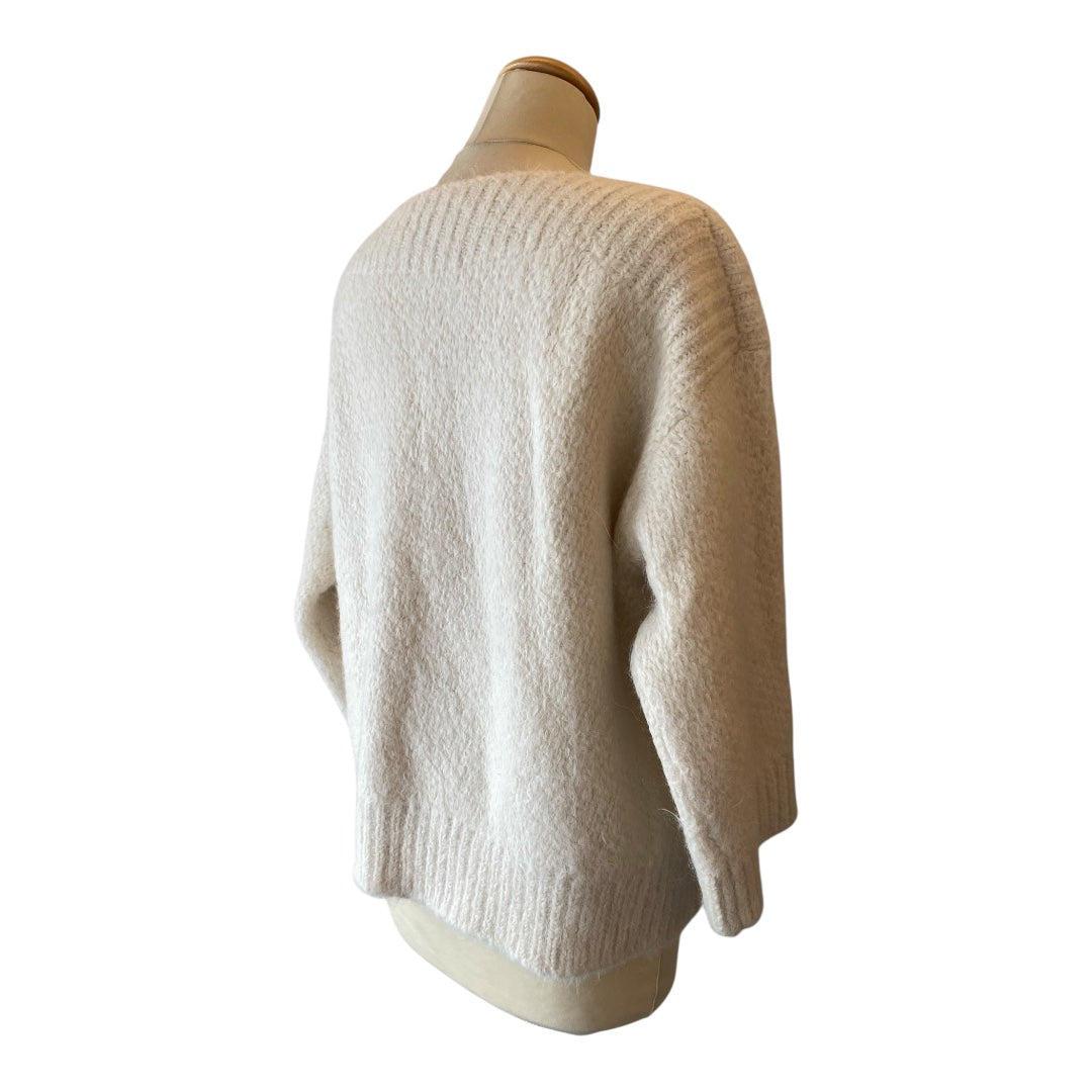 CELINE Boat Neck Triomphe Sweater Size S